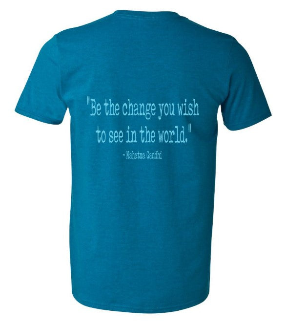 Curly Goat Ranch "Be The Change" T-Shirt